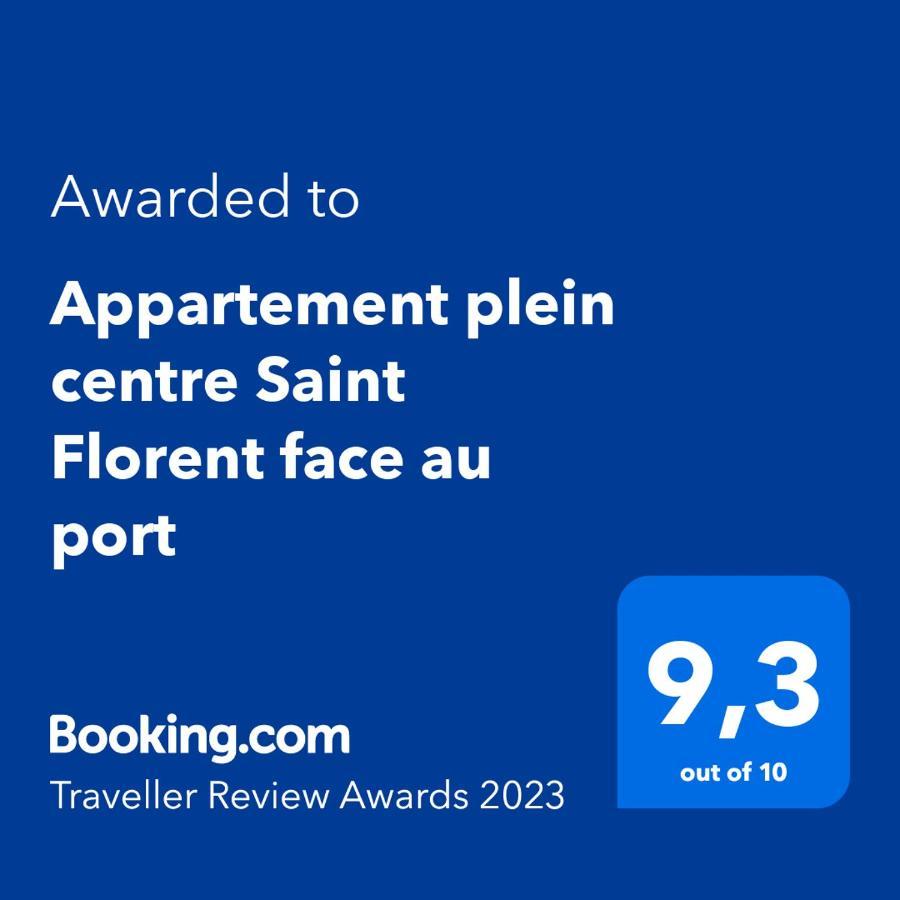 Appartement Plein Centre Saint Florent Face Au Port Eksteriør billede